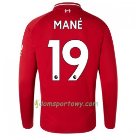 Koszulka Liverpool Mane 19 Domowe Koszulki Piłkarskie 2018-2019 Długi Rękaw